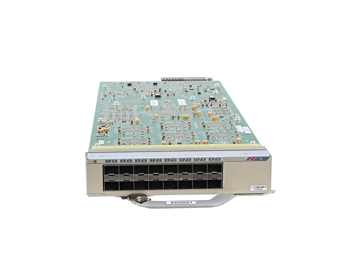 C6880-X-LE-16P10G 6800 Series Switch SFP+  multi Rate port card