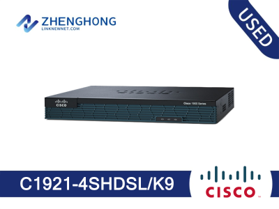 C1921-4SHDSL/K9 - Cisco 1921 Series Integrated Services Routers