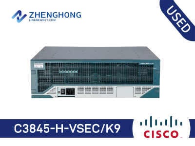 C3845-H-VSEC/K9 - Cisco 3800 Series Router Voice Security Bundle