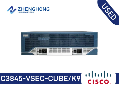 C3845-VSEC-CUBE/K9 - Cisco 3800 Series Router Voice Security Bundle