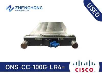 Cisco ONS-CC-100G-LR4= 100G LR4 Transceiver - 10km Long-Range Fiber