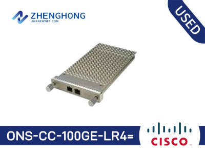 Cisco ONS-CC-100GE-LR4= 100G LR4 Transceiver - Long-Range Fiber Optic