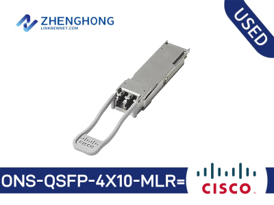 Cisco ONS-QSFP-4X10-MLR= 40G QSFP+ MLR Transceiver - Multi-Mode Fiber