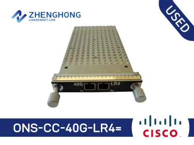 Cisco ONS-CC-40G-LR4= 40G LR4 Transceiver - Long-Range Fiber Optic