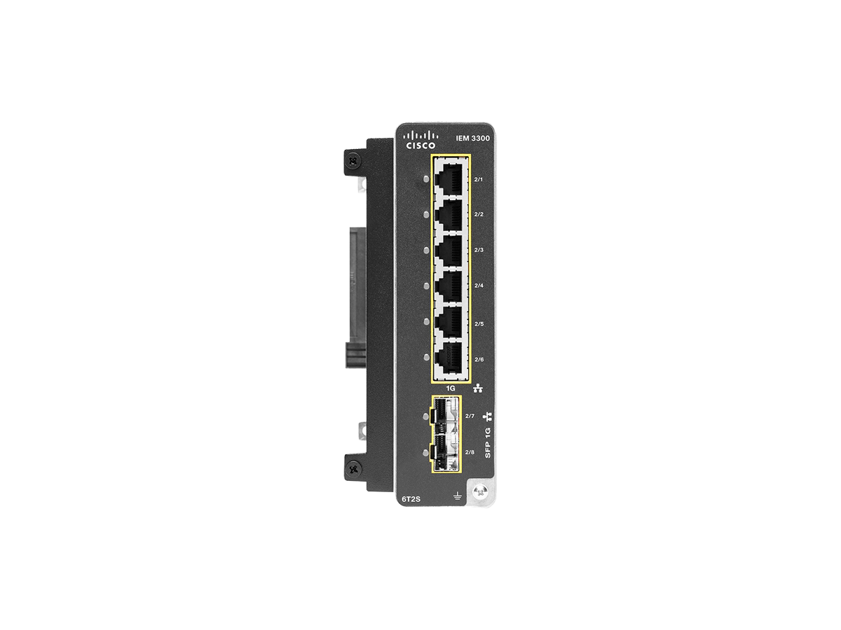 IEM-3300-6T2S= - Cisco Catalyst IE3300 Rugged Series Module