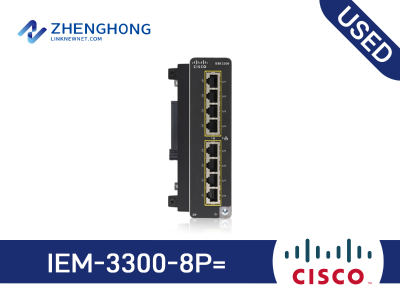 IEM-3300-8P= - Cisco Catalyst IE3300 Rugged Series Module