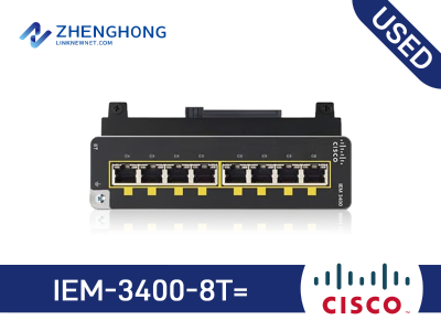 IEM-3400-8T= - Cisco Catalyst IE3400 Rugged Series Module